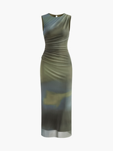 Vintage Plissee-Tüllkleid